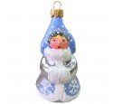 Ёлочная игрушка "Снегурочка" (Эвис) в голубом кокошнике