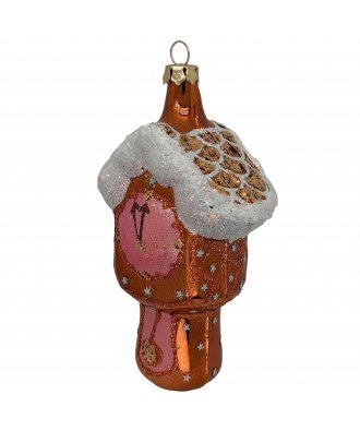 Ёлочная игрушка "Часы" (Бирюсинка)