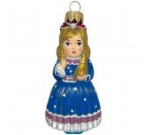 Ёлочная игрушка "Девочка с бантом" (Эвис)