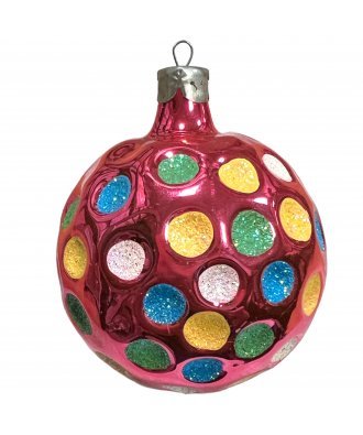 Ёлочная игрушка "Шар с вмятиной" (Интерьер-Промысел)