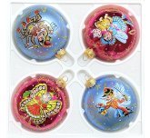 набор ёлочных шаров 4 х 75 мм "Муха-Цокотуха" (Ёлочка)