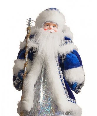 Дед Мороз - боярин шуба синяя (Бирюсинка)