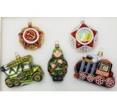 набор ёлочных игрушек "Победа"  в сувенирной упаковке (Ёлочка)