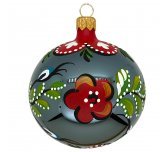 Ёлочный шар 65-70 мм "Лужок.Русские мотивы." (Рождественское яблоко)