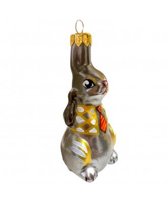 Ёлочная игрушка "Кролик в галстуке" (ЭВИС)