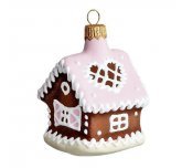 Ёлочная игрушка пряник-фигурка "Домик" шоколадный (Ариель)