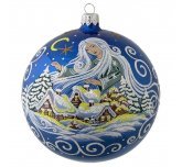 Ёлочный шар 115 мм. "Метелица" (Ёлочка)