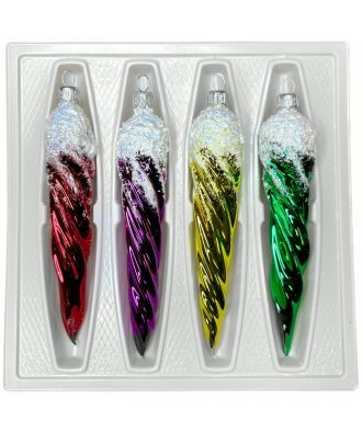 набор подвесок на ёлку "Спираль" глянцевый (Ёлочка)