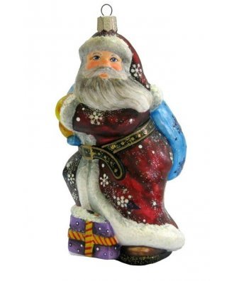 Ёлочная игрушка "Дед Мороз с мешком" (Крона)