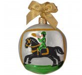 Ёлочная игрушка - медальон "Клин" (Ёлочка)