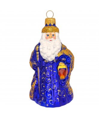 Ёлочная игрушка "Дед Мороз с фонарём" (ЭВИС)