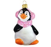 Ёлочная игрушка "Пингвин в наушниках" (Ариель)