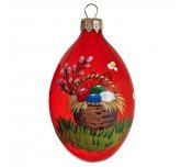Ёлочная игрушка яйцо "Корзинка" (Ариель)