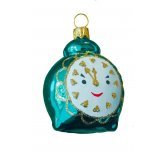 Ёлочная игрушка "Часы" (Ёлочка) зел.