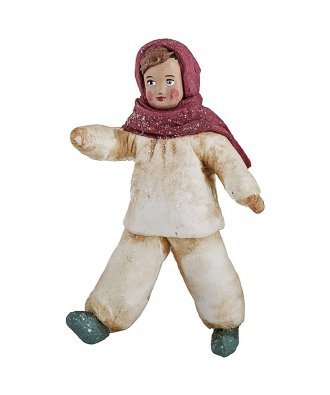 Ёлочная игрушка " Мальчик в шарфе "(Мануфактура Московская игрушка)