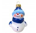 Ёлочная игрушка "Снеговичок в синем" (Эвис)