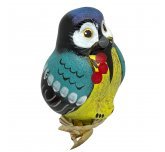 Ёлочная игрушка "Птичка певчая-08" (ЭВИС)Синичка