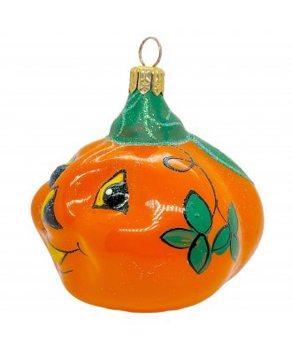 Ёлочная игрушка "Тыква" (Иней)