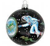 Ёлочный шар 85 мм "Космос" (Ёлочка)