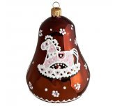 Ёлочная игрушка пряник-колокольчик "Лошадка"  (Ариель)
