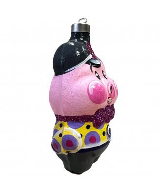 Ёлочная игрушка "Поросёнок Нуф-Нуф" (Мария)