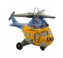 Ёлочная игрушка "Вертолёт ГАИ" (Фарфоровая мануфактура)