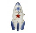 Ёлочная игрушка "Ракета" (Фарфоровая мануфактура СПб) опоры синие