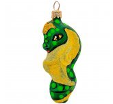 Ёлочная игрушка "Змейка" (Иней)