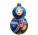 Ёлочная игрушка "Русская красавица" (Винтажный шар)