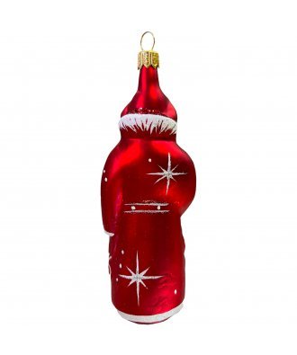 Ёлочная игрушка "Дед Мороз большой" (Бирюсинка) с посохом