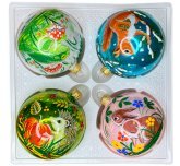 набор шаров 4х85 мм "На полянке" (Ёлочка)