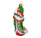 Ёлочная игрушка"Лиса" в зелёном (Ариель)