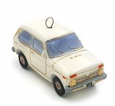Ёлочная игрушка "Автомобиль Нива" (Фарфоровая мануфактура) белый