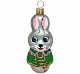 Ёлочная игрушка "Зайка" (Иней)
