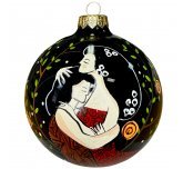 Ёлочный шар 100 мм "Нежность" (ЭВИС)