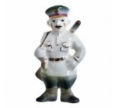 Ёлочная игрушка "Белогвардеец" (Фарфоровая мануфактура)