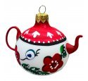 Ёлочная игрушка "Чайник. Русские мотивы" (Рождественское яблоко)