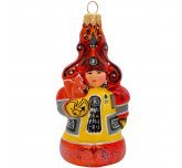 Ёлочная игрушка "Хозяйка Земли" (Эвис) красная