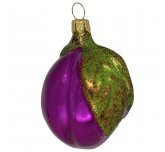 Ёлочная игрушка "Слива" (Ёлочка)