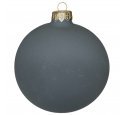 Ёлочный шар без росписи 100 мм Серый мат (ЭВИС)